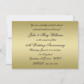 50周年ゴールデンウェディングアニバーサリー招待状 招待状 (裏面)