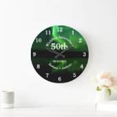 50周年ゴールデンウェディングアニバーサリー オーロラボレアリス ラージ壁時計 (ホーム)