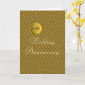 50周年ゴールデンウェディングアニバーサリー カード (黄色い花)