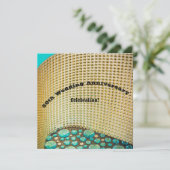 50周年ゴールデンウェディングアニバーサリー パーティー招待状 カード (スタンド正面)