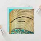 50周年ゴールデンウェディングアニバーサリー パーティー招待状 カード (正面/裏面インサイチュ)