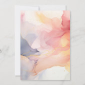 50周年ゴールデンパステルカードシャワー 招待状 (裏面)