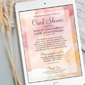 50周年ゴールデンパステルカードシャワー 招待状