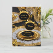 50周年ゴールドダイヤモンドディナーパーティー 招待状 (スタンド正面)