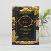 50周年ゴールドブラックダイヤモンドディナーパーティー 招待状 (スタンド正面)