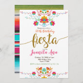 50周年サプライズバースデーパーティーの招待状 招待状 (正面/裏面)