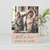 50周年サプライズパーティー招待状 招待状 (スタンド正面)