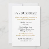 50周年サプライズ招待状 ローズ V01A 招待状 (裏面)