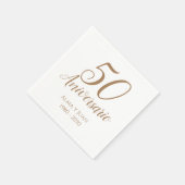 50周年スペイン語五十周年記念ナプキン スタンダードカクテルナプキン (角)