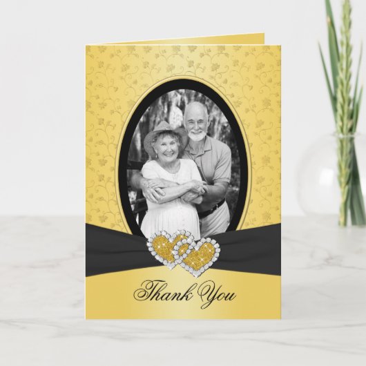 50周年ハートIIサンキューカード(写真) サンキューカード (正面)