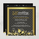 50周年パーティの招待状 招待状 (正面/裏面)