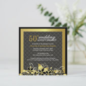 50周年パーティの招待状 招待状 (スタンド正面)