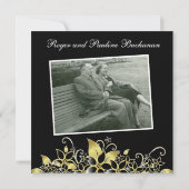 50周年パーティの招待状 招待状 (裏面)