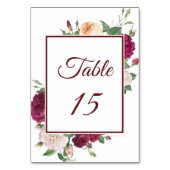 50周年パーティー受付 テーブルナンバー (裏面)