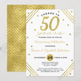 50周年パーティー招待状, 偽の金 招待状