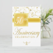 50周年パーティー招待状 招待状 (スタンド正面)