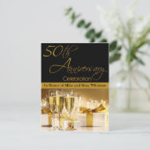 50周年パーティー招待状 招待状 (スタンド正面)