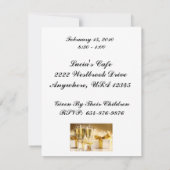 50周年パーティー招待状 招待状 (裏面)