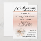 50周年パーティー招待状 招待状 (正面/裏面)