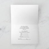 「50周年パーティー招待状　金文字」 招待状 (内部)