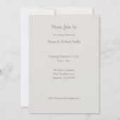 50周年パーティー オーダーメイド ケーキ 招待状 (裏面)