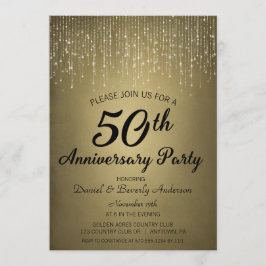 50周年パーティー ゴールデンウェディング 招待状