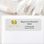 50周年パーティーDCSA48差出人住所 ラベル (インサイチュ)