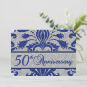 50周年ビジネス発表 ブルー 招待状 (スタンド正面)