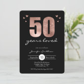 50周年ラブドバースデーパーティー 招待状 (スタンド正面)