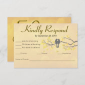 50周年ラブバード 出欠カード (正面/裏面)