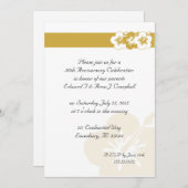 50周年ルアウ(ハワイ式宴会)招待状 招待状 (正面/裏面)