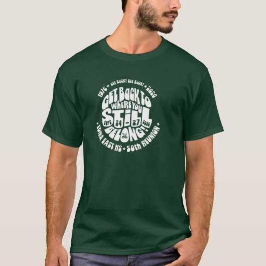 50周年同窓会Tシャツ Tシャツ (正面)