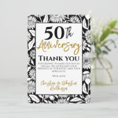 50周年感謝祭 ミニマリストのひまわり サンキューカード (スタンド正面)