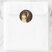 50周年招待状の作成 ラウンドシール (バッグ)