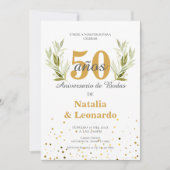 50周年招待状スペインの 招待状 (正面)