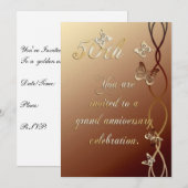 50周年招待状 招待状 (正面/裏面)