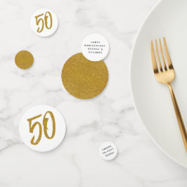 50周年白番金ゴールドカスタム コンフェッティ