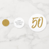 50周年白番金ゴールドカスタム コンフェッティ (裏面)