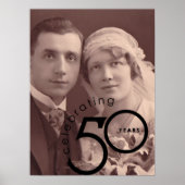 50周年祖父母フォトポスター ポスター (正面)