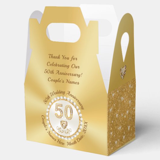 50周年素晴らしのお気に入りボックスのカスタマイズ フェイバーボックス (オープン)