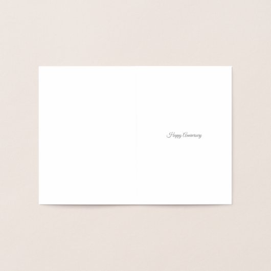 50周年結婚のお母さんとパパ 箔カード (内部)