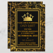 50周年結婚の招待 (正面/裏面)