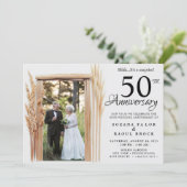 50周年結婚を迎える今の写真 招待状 (スタンド正面)