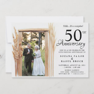 50周年結婚を迎える今の写真 招待状