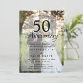 50周年結婚を迎える今の写真 招待状 (スタンド正面)