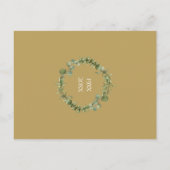 50周年結婚を迎える緑の日を除く ポストカード (裏面)