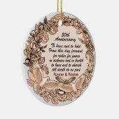50周年結婚オーナメント セラミックオーナメント (右)
