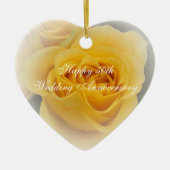 50周年結婚オーナメント セラミックオーナメント (正面)