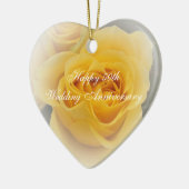 50周年結婚オーナメント セラミックオーナメント (左)