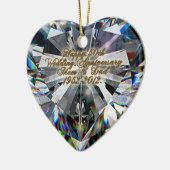 50周年結婚オーナメント セラミックオーナメント (左)